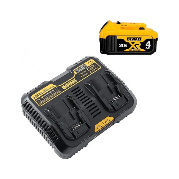 Lithium Ion Battery Charging Station for DEWALT 20V MAX Power Tools and Accessories