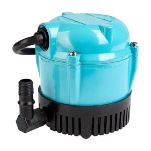 Little Giant 18-Foot Cord Submersible Pump for Statuary Fountains and Water Displays