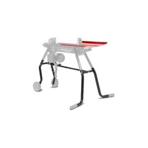 Log Splitter Stand with Removable Log Tray and Sturdy Transport Wheels