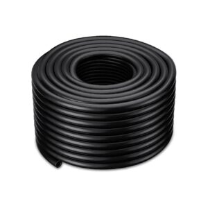 Long-Lasting 300 Foot 3/8 Inch Self-Sinking Aeration Hose with Easy Installation Clamps