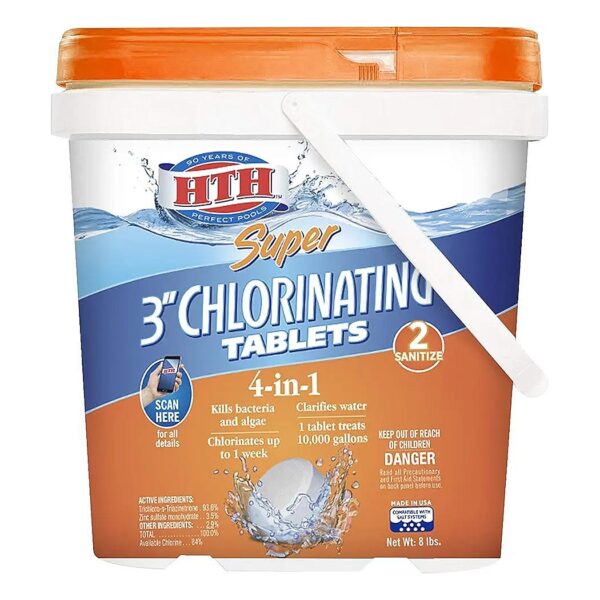 Long-Lasting Chlorine Protection for Your Vinyl-Lined Pool with Sanitizing Tablets