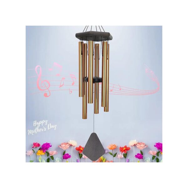 Long-Lasting Large Bronze Wind Chimes with Waterproof Coating and Durable Aluminum Pipes