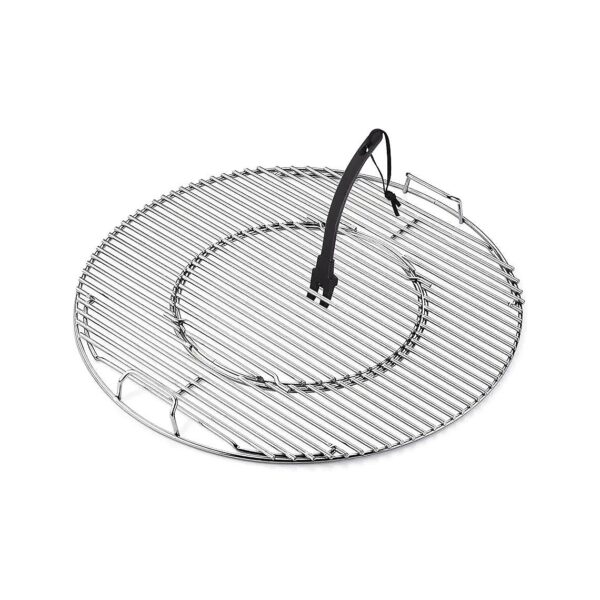 Long-Lasting Stainless Steel Hinged Cooking Grate Replacement for Weber Charcoal Grills