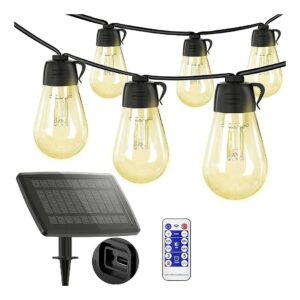 Longer Lighting Time Solar String Lights with Solar Panel and 3000mAh Battery Capacity