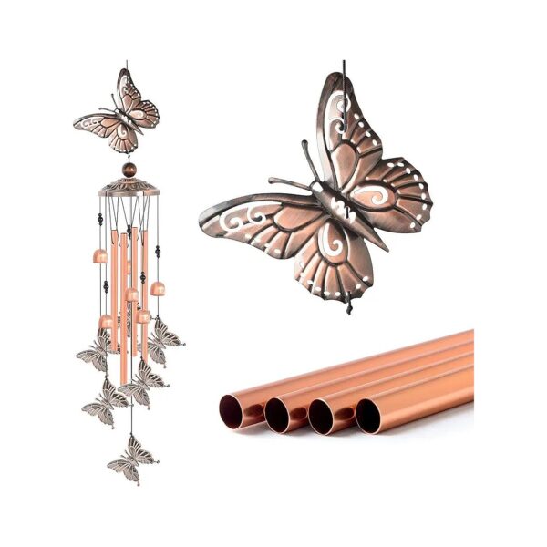 Lovely Butterfly Wind Chimes for Women Friends Mothers Day Gifts