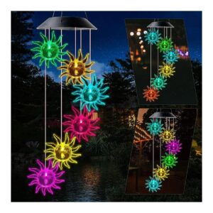 Lovely Sunflower Wind Chimes for Home and Garden Decoration