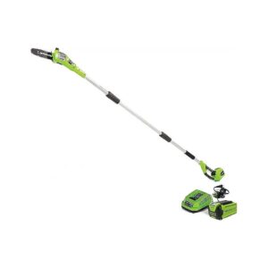 Low Maintenance 40V Battery Powered Pole Saw with 8" Cutting Bar