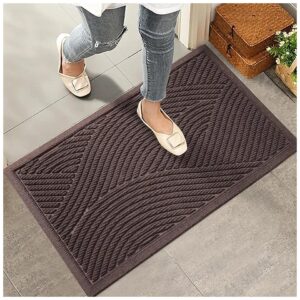 Low Profile Stain and Fade Resistant Front Door Rug for Indoor Entry