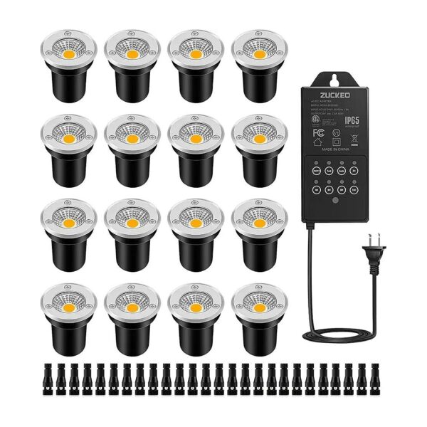 Low Voltage LED In Ground Well Lights for Yard and Garden Pathway Lighting