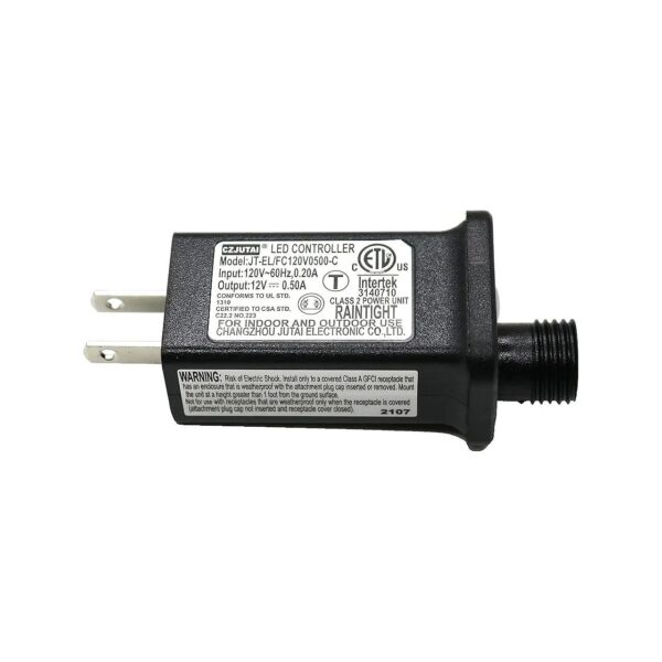 Low Voltage LED Transformer 12V 5A 6W Power Supply Adapter for LED Strings and Lights