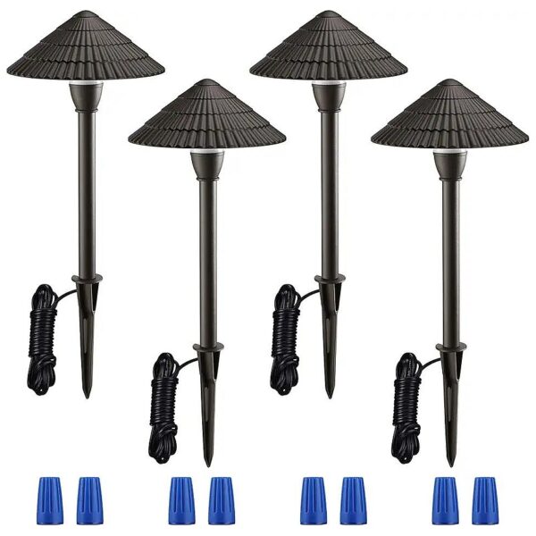 Low Voltage Outdoor Pathway Lighting Kit with High CRI and 4-LED Chip Design