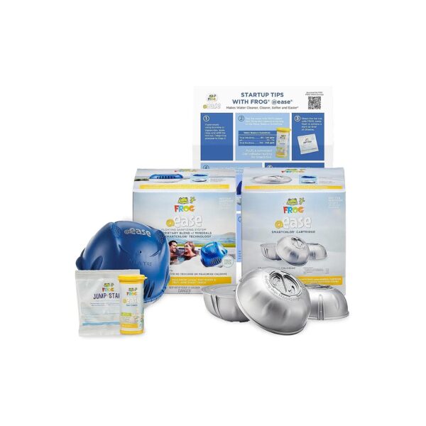 Low-Maintenance Hot Tub Sanitizing Bundle with SmartChlor Replacement Cartridges