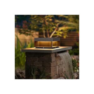 Luxury 3000K Warm Yellow LED Post Light for Outdoor Decoration Flat Surface Garden