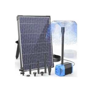 Max Flow 160GPH Solar Fountain Pump for Waterfalls and Ponds