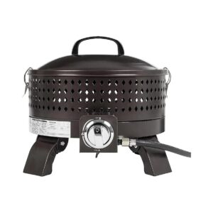 Metal Fire Pit Suitable for Camping and Outdoor Use with 20lbs Propane Tank