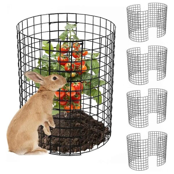 Metal Plant Cages for Bunny Barricades Garden Flower Vegetable Protection