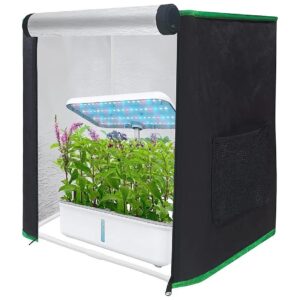 Mini 600D Oxford Fabric Grow Tent for Indoor Hydroponic and Aerogarden Planting Needs