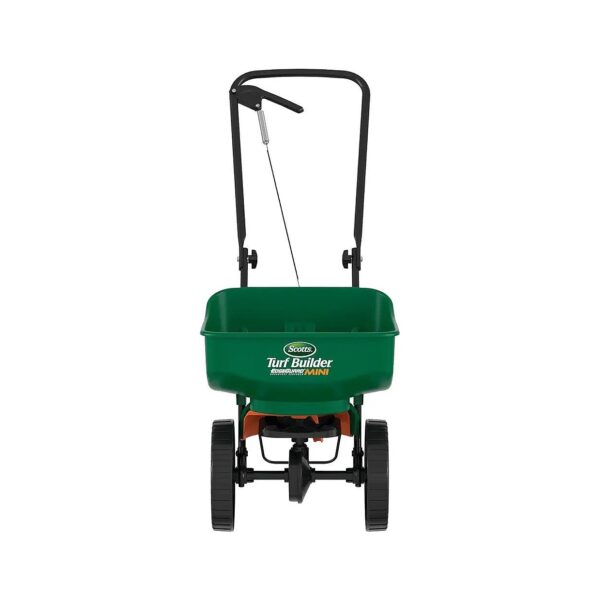 Mini Broadcast Spreader for Seed Fertilizer Salt and Ice Melt Coverage up to 5,000 sq(ft)