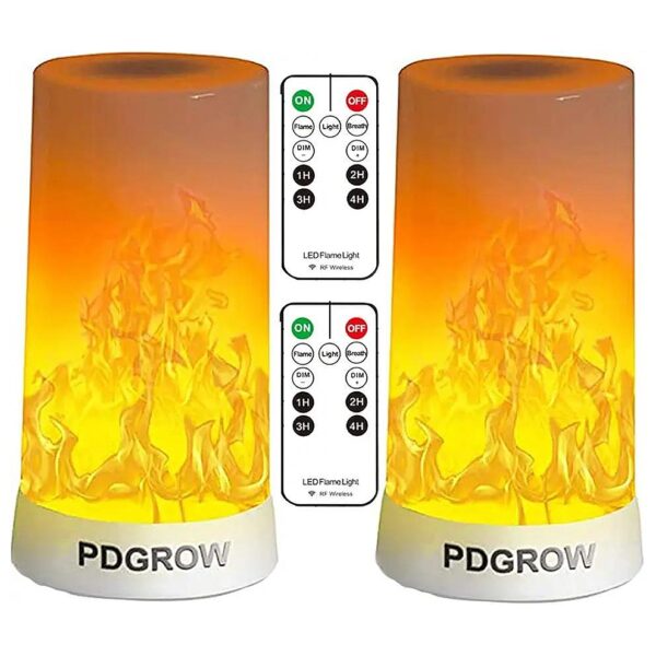 Mode LED Flame Light with Gravity Sensing and Rechargeable Power for Home and Party Use