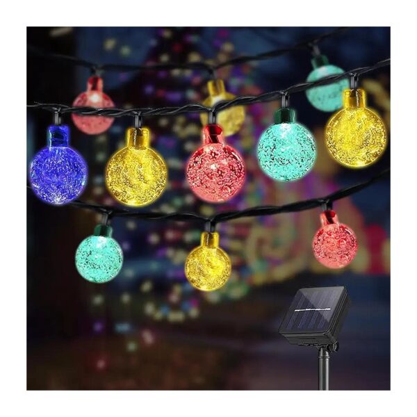 Mode Solar Powered LED Fairy Lights for Outdoor and Indoor Use, Colorful and Vibrant