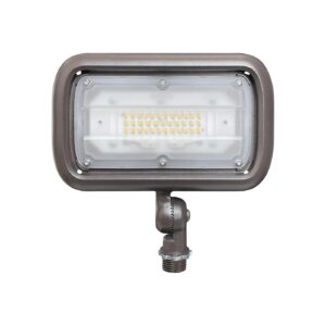 Modern 30W LED Floodlight with Adjustable Knuckle Mount