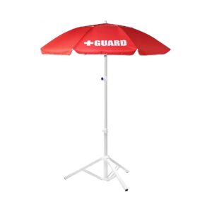 Modern Design Solar Guard Umbrella with Auto Open Button and Fiberglass Handle