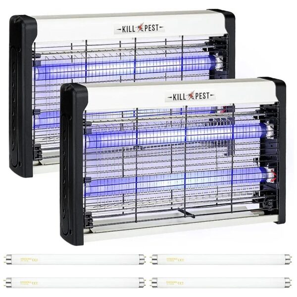 Modern Indoor Bug Zapper with UVA Bulbs and 2800V Grid for Safe and Reliable Pest Control