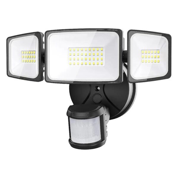 Modern LED Security Light with 3 Adjustable Heads