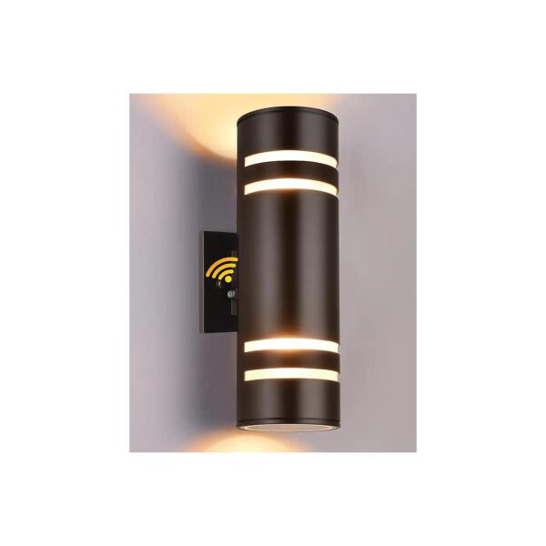 Modern Oil Rubbed Bronze Outdoor Wall Lights with E26 Bulb Socket and 60W MAX Power