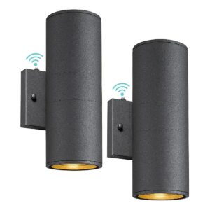 Modern Outdoor Wall Light Fixtures with Dusk to Dawn Sensor and Long Lifespan Design