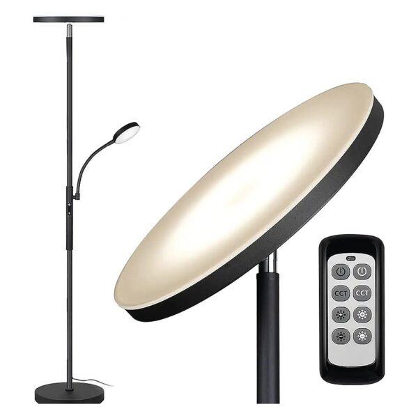 Modern and Stylish Floor Lamp with LED Lighting and Adjustable Reading Light