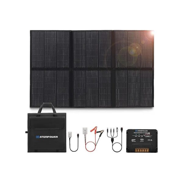 Monocrystalline Solar Panel Kit with 300W Power Output for Convenient Solar Charging