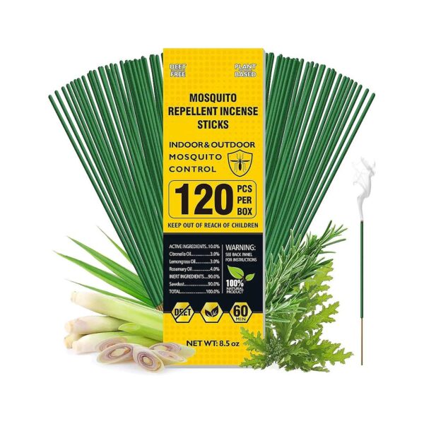 Mosquito Repellent Incense Sticks for Patio Outdoor Home Protection