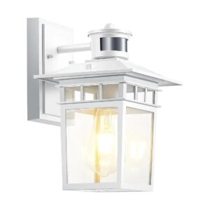 Motion Activated Outdoor Wall Light with Dusk to Dawn Sensor and Smart Technology