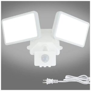 Motion Sensor LED Flood Light with IP65 Waterproof Rating and 6500K Daylight Color