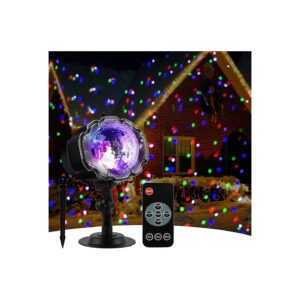 Multi Color Christmas Projector Lights with Remote Control for Indoor Outdoor Decoration