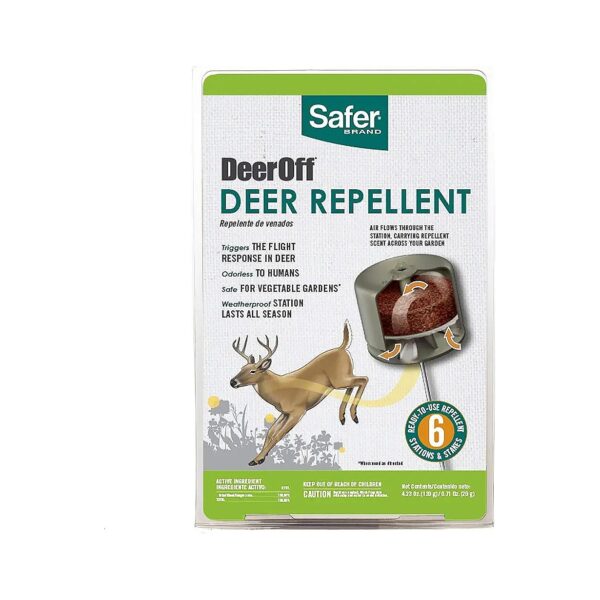 Multi Color Deer Repellent Stakes for All Season Protection