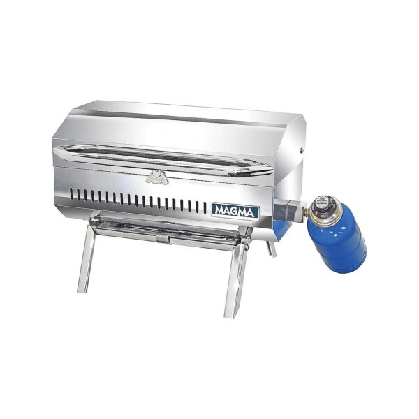 Multi-Functional Gas Grill with Perfectly Balanced Lid and Smokeless Cooking Capability