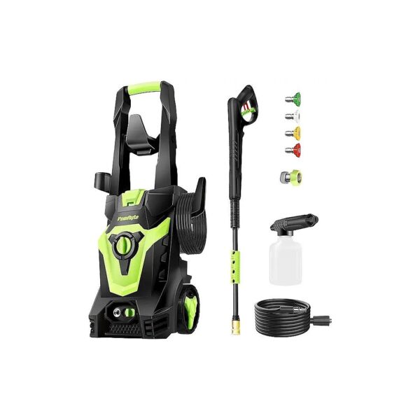 Multi-Purpose Electric Power Washer with 4 Different Nozzle Tips and Foam Cannon