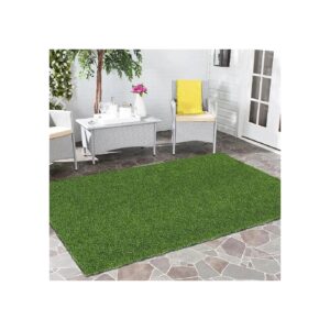 Multi-Purpose Indoor and Outdoor Faux Grass Carpet for Patio Lawn and Garden Decor