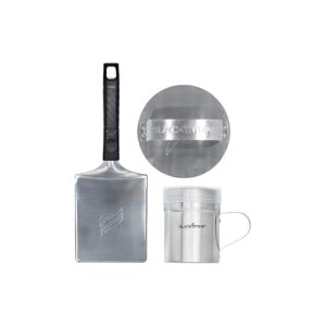 Multi-Purpose Stainless Steel Burger Press and Sear Kit for Grilling