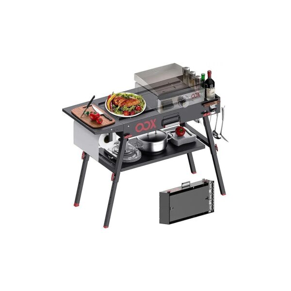 Multi-Surface Portable Grill Table for Blackstone Griddles and Ovens