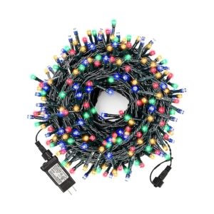 Multicolor 300 LED String Lights with 8 Lighting Modes for Christmas Decor