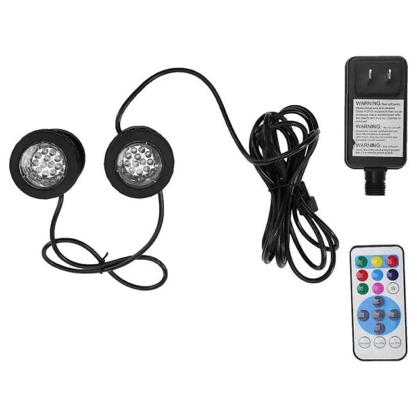 Multicolor LED Submersible Pond Lights for Fish Tank and Pool Water Garden