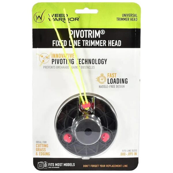 Multicolor PivoTrim Trimmer Head with Easy Quick Connect