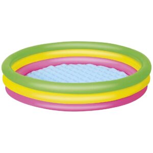 Multicolor Portable Lightweight Inflatable Toddler and Kid Summer Fun Paddling Water Pool