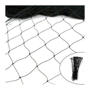 Multifilament Aviary Netting for Poultry Game Pens 25' X 50' 4" Mesh Size