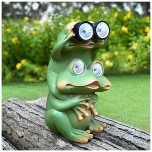 Mum, Mrs, Friend and Family with Solar Powered LED Lighted Frogs Figurines