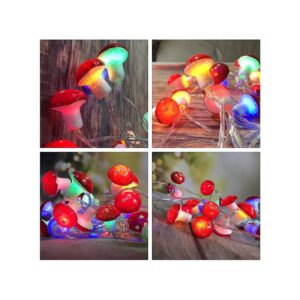 Mushroom Decorative Lights USB Powered LED Fairy Lights for Bedroom