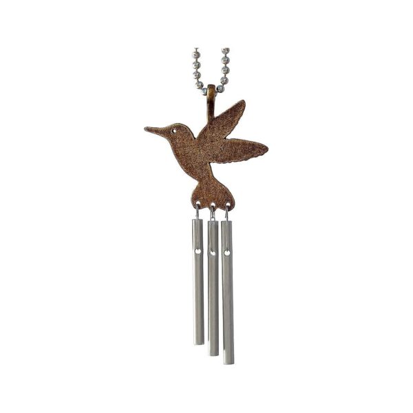 Musical Car Charm Hummingbird Mini Wind Chime with Vintage Sound Effect